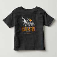 Yellowstone-Nationalpark Wolf Mountains Vintage 
