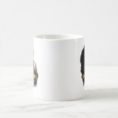 Yellowstone Nationalpark, Wolf Orange Sunset Art Kaffeetasse (Mittel)