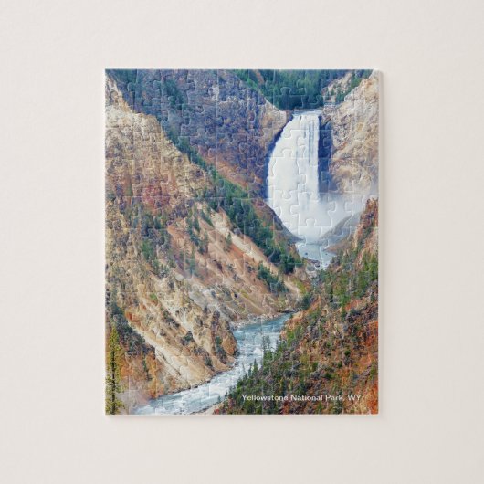 Yellowstone Nationalpark, WY Puzzle (Vertikal)