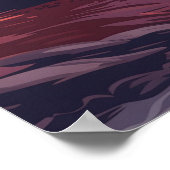 Yellowstone Nationalpark Wyoming Bison Geyser Poster (Ecke)