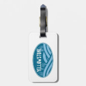 Yellowstone Nationalpark Wyoming Montana Außenbere Gepäckanhänger (Rückseite vertikal)