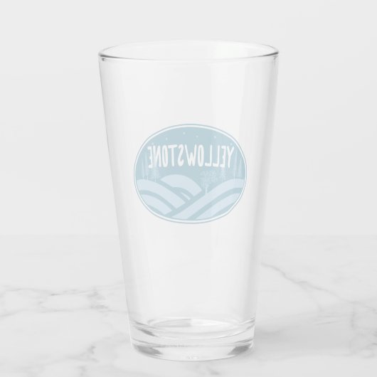 Yellowstone Nationalpark Wyoming Montana Außenbere Glas (Rückseite)