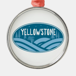 Yellowstone Nationalpark Wyoming Montana Außenbere Ornament Aus Metall