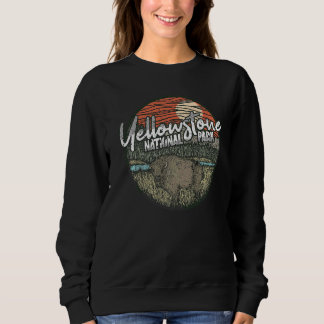 Yellowstone Nationalpark Wyoming Montana Idaho Sweatshirt