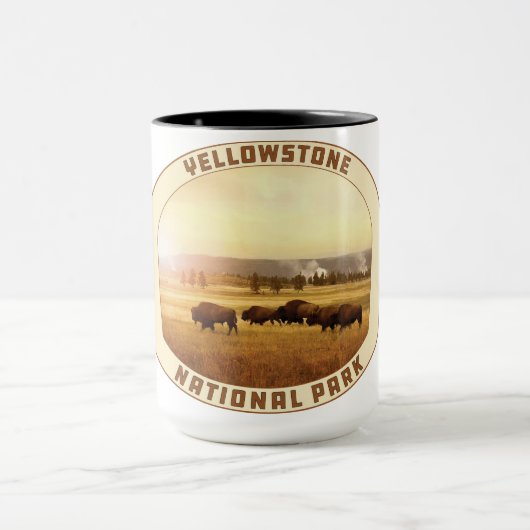 Yellowstone Nationalpark Wyoming Montana Idaho Tasse (Zentrum)