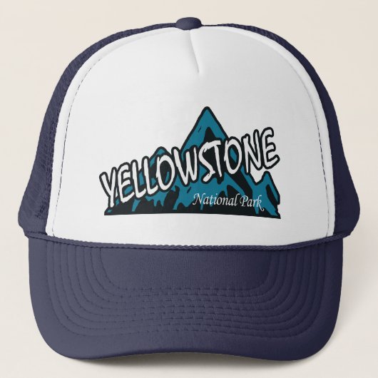 Yellowstone Nationalpark Wyoming Montana Truckerkappe (Vorderseite)