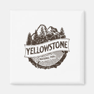 Yellowstone Nationalpark Wyoming Natur Wandern Ou Magnet