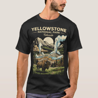 Yellowstone Nationalpark Wyoming Vintage T-Shirt