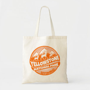 Yellowstone Nationalpark Wyomoming Orange Tote Tas Tragetasche