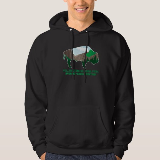 Yellowstone Nationalpark Yellowstone Hoodie (Vorderseite)