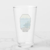 Yellowstone Nationalpark Yellowstone Lake Vintag Glas (Rückseite)