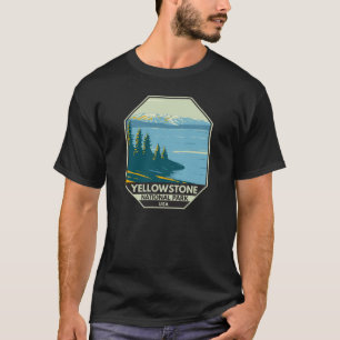 Yellowstone Nationalpark Yellowstone Lake Vintag T-Shirt
