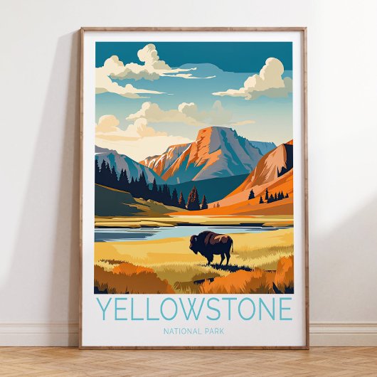 Yellowstone Nationalpark, Yellowstone Poster, Yel Poster