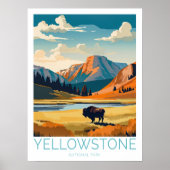 Yellowstone Nationalpark, Yellowstone Poster, Yel Poster (Vorne)