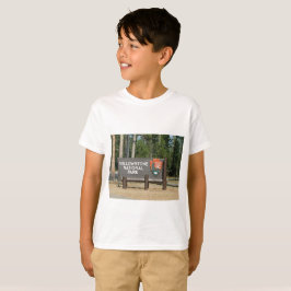Yellowstone Nationalpark, Zeichen, Wyoming, US T-Shirt
