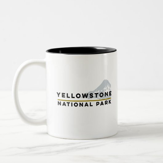 Yellowstone-Nationalpark Zweifarbige Tasse (Links)