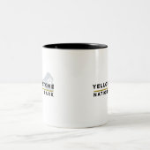 Yellowstone-Nationalpark Zweifarbige Tasse (Mittel)