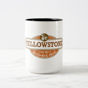 Yellowstone-Nationalpark Zweifarbige Tasse