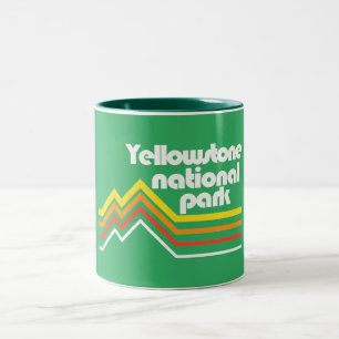 Yellowstone-Nationalpark Zweifarbige Tasse