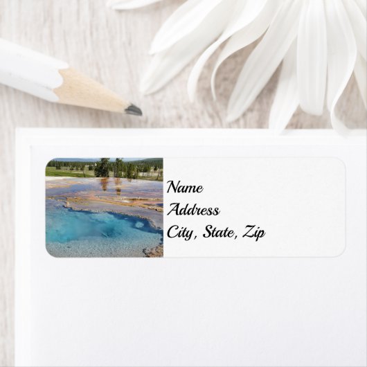 Yellowstone-Nationalparkadresse (Insitu)