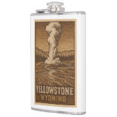 Yellowstone Nationalparkflasche Flachmann (Links)