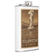 Yellowstone Nationalparkflasche Flachmann (Rechts)
