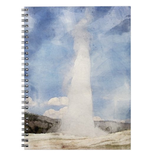 Yellowstone-Notebook, National Park Journal Notizblock (Vorderseite)