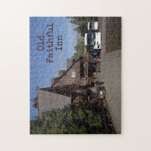 Yellowstone Old Faithful Inn Landschaftlich Puzzle (Vertikal)