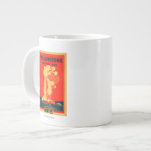 Yellowstone, Old Faithful Werbeplakat Jumbo-Tasse