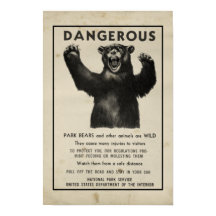 Yellowstone Park 1959 Gefährlicher Bär