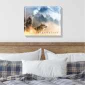 Yellowstone Park American Leinwand Art (Insitu (Schlafzimmer))