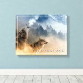 Yellowstone Park American Leinwand Art (Insitu (Holzboden))