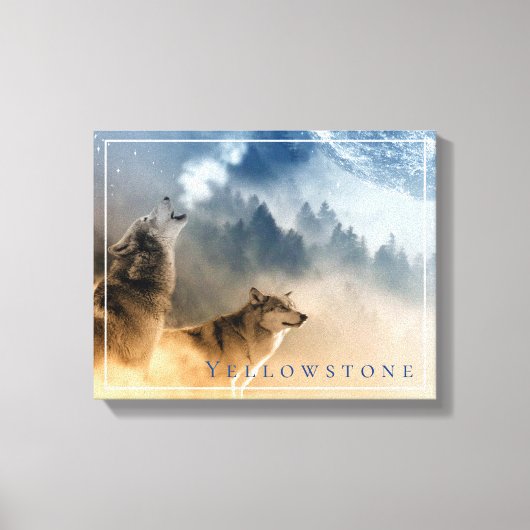 Yellowstone Park American Leinwand Art (Vorderseite)