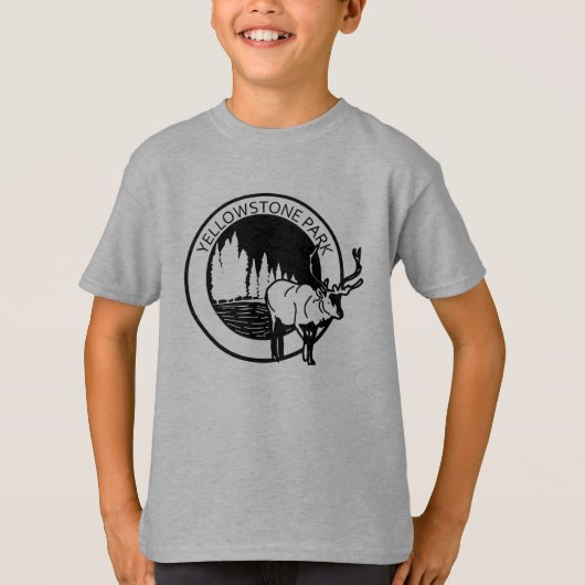 Yellowstone Park Elk T-Shirt (Vorderseite)