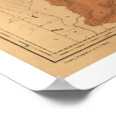 Yellowstone Park Karte 1878 Poster (Ecke)