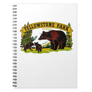 Yellowstone Park Notizblock