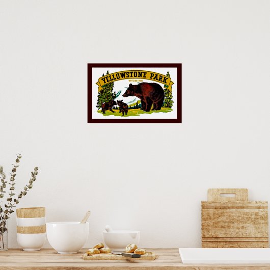 Yellowstone Park Poster (Küche)