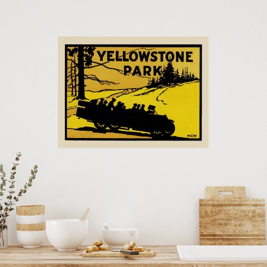 Yellowstone Park Poster (Küche)