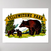 Yellowstone Park Poster (Vorne)