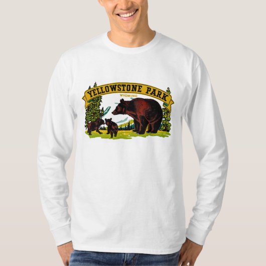 Yellowstone Park T-Shirt (Vorderseite)