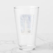 Yellowstone Pint Glass, altes, feines Tumbler (Rückseite)