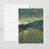 Yellowstone-Plakat Postkarte (Vorne/Hinten)