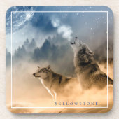 Yellowstone Plastic Coaster-The Wolves Getränkeuntersetzer (Vorderseite)