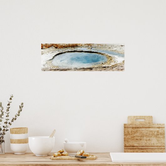 Yellowstone Pool Print Poster (Küche)