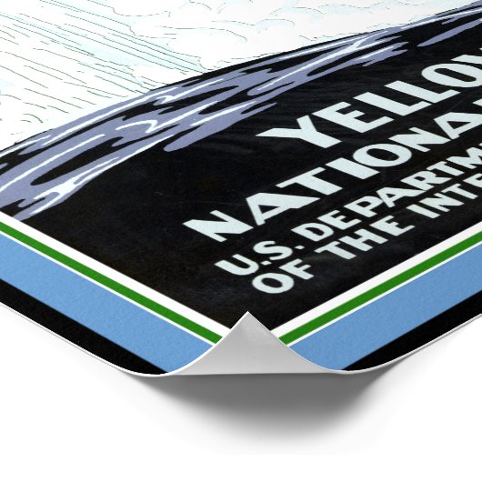 Yellowstone Poster (Ecke)