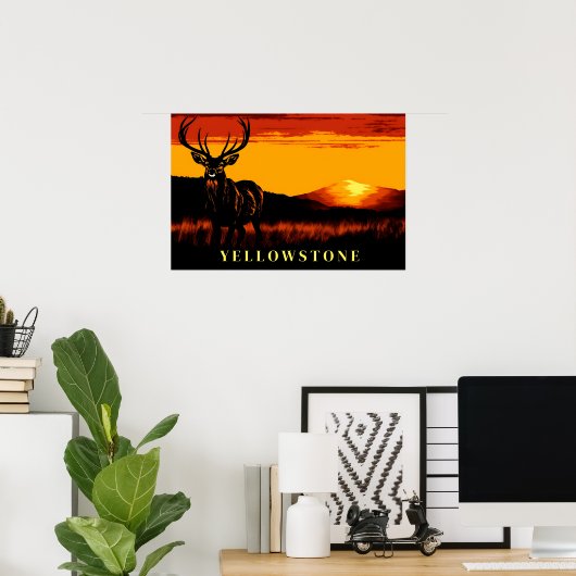 Yellowstone Poster Art (Heimbüro)