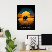 Yellowstone Poster Art (Heimbüro)
