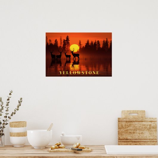 Yellowstone Poster Art (Küche)