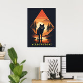 Yellowstone Poster Art (Heimbüro)