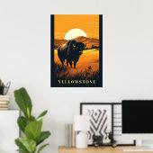 Yellowstone Poster Art (Heimbüro)